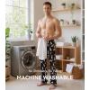 image:imageWiWi Mens Pajama Pants Soft Viscose Bamboo 1 or 2 Pack Sleep Lounge Bottoms Comfy Pj Loungewear with Pockets S4XAdog