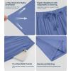 image:imageWiWi Mens Pajama Pants Soft Viscose Bamboo 1 or 2 Pack Sleep Lounge Bottoms Comfy Pj Loungewear with Pockets S4XAfog Blue
