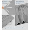 image:imageWiWi Mens Pajama Pants Soft Viscose Bamboo 1 or 2 Pack Sleep Lounge Bottoms Comfy Pj Loungewear with Pockets S4XAheather Grey