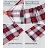 image:imageWiWi Mens Pajama Pants Soft Viscose Bamboo 1 or 2 Pack Sleep Lounge Bottoms Comfy Pj Loungewear with Pockets S4XAnavyRed Plaid