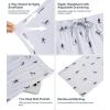 image:imageWiWi Mens Pajama Pants Soft Viscose Bamboo 1 or 2 Pack Sleep Lounge Bottoms Comfy Pj Loungewear with Pockets S4XAskiing on Light Blue