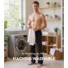 image:imageWiWi Mens Pajama Pants Soft Viscose Bamboo 1 or 2 Pack Sleep Lounge Bottoms Comfy Pj Loungewear with Pockets S4XAskiing on Navy