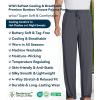 image:imageWiWi Mens Pajama Pants Soft Viscose Bamboo 1 or 2 Pack Sleep Lounge Bottoms Comfy Pj Loungewear with Pockets S4XBcharcoal