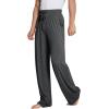 image:imageWiWi Mens Pajama Pants Soft Viscose Bamboo 1 or 2 Pack Sleep Lounge Bottoms Comfy Pj Loungewear with Pockets S4XBcharcoal Heather