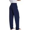 image:imageWiWi Mens Pajama Pants Soft Viscose Bamboo 1 or 2 Pack Sleep Lounge Bottoms Comfy Pj Loungewear with Pockets S4XBdark Blue