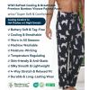 image:imageWiWi Mens Pajama Pants Soft Viscose Bamboo 1 or 2 Pack Sleep Lounge Bottoms Comfy Pj Loungewear with Pockets S4XBdog
