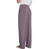 image:imageWiWi Mens Pajama Pants Soft Viscose Bamboo 1 or 2 Pack Sleep Lounge Bottoms Comfy Pj Loungewear with Pockets S4XBmisty Grey