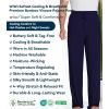 image:imageWiWi Mens Pajama Pants Soft Viscose Bamboo 1 or 2 Pack Sleep Lounge Bottoms Comfy Pj Loungewear with Pockets S4XBnavy