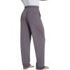 image:imageWiWi Mens Pajama Pants Soft Viscose Bamboo 1 or 2 Pack Sleep Lounge Bottoms Comfy Pj Loungewear with Pockets S4XBpurplish Grey