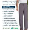 image:imageWiWi Mens Pajama Pants Soft Viscose Bamboo 1 or 2 Pack Sleep Lounge Bottoms Comfy Pj Loungewear with Pockets S4XBpurplish Grey