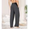 image:imageWiWi Mens Pajama Pants Soft Viscose Bamboo 1 or 2 Pack Sleep Lounge Bottoms Comfy Pj Loungewear with Pockets S4XCblackcharcoal