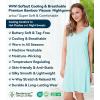 image:imageWiWi Nightgown for Women Super Soft Sleeveless Sleepwear Cool Vneck Sleep Shirts Bamboo Viscose Pj Gown S4XAaqua