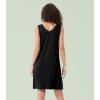 image:imageWiWi Nightgown for Women Super Soft Sleeveless Sleepwear Cool Vneck Sleep Shirts Bamboo Viscose Pj Gown S4XAblack