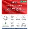 image:imageWiWi Nightgown for Women Super Soft Sleeveless Sleepwear Cool Vneck Sleep Shirts Bamboo Viscose Pj Gown S4XAbright Red