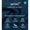 image:imageWiWi Nightgown for Women Super Soft Sleeveless Sleepwear Cool Vneck Sleep Shirts Bamboo Viscose Pj Gown S4XAink Blue