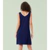image:imageWiWi Nightgown for Women Super Soft Sleeveless Sleepwear Cool Vneck Sleep Shirts Bamboo Viscose Pj Gown S4XAnavy