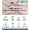 image:imageWiWi Nightgown for Women Super Soft Sleeveless Sleepwear Cool Vneck Sleep Shirts Bamboo Viscose Pj Gown S4XApinkFloral