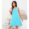 image:imageWiWi Nightgown for Women Super Soft Sleeveless Sleepwear Cool Vneck Sleep Shirts Bamboo Viscose Pj Gown S4XAturquoise