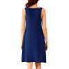 image:imageWiWi Nightgown for Women Super Soft Sleeveless Sleepwear Cool Vneck Sleep Shirts Bamboo Viscose Pj Gown S4XCnavy