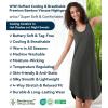 image:imageWiWi Nightgowns for Women Super Soft Sleeveless Racerback Nightgown Bamboo Viscose Plus Size Cooling Sleepshirts S4XAiron Grey