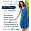 image:imageWiWi Nightgowns for Women Super Soft Sleeveless Racerback Nightgown Bamboo Viscose Plus Size Cooling Sleepshirts S4XAprussian Blue