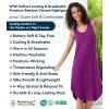 image:imageWiWi Nightgowns for Women Super Soft Sleeveless Racerback Nightgown Bamboo Viscose Plus Size Cooling Sleepshirts S4XApurple