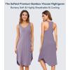image:imageWiWi Nightgowns for Women Super Soft Sleeveless Racerback Nightgown Bamboo Viscose Plus Size Cooling Sleepshirts S4XAviolet