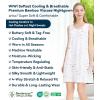 image:imageWiWi Nightgowns for Women Super Soft Sleeveless Racerback Nightgown Bamboo Viscose Plus Size Cooling Sleepshirts S4XCwhite Stars