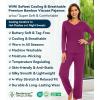 image:imageWiWi Pajamas for Women Long Sleeve Cooling Sleepwear Pants Set Super Soft Pj Viscose from Bamboo Loungewear Sets SXXLApurplish Red