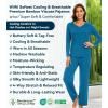 image:imageWiWi Pajamas for Women Long Sleeve Cooling Sleepwear Pants Set Super Soft Pj Viscose from Bamboo Loungewear Sets SXXLAteal Blue