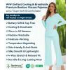 image:imageWiWi Pajamas for Women Long Sleeve Cooling Sleepwear Pants Set Super Soft Pj Viscose from Bamboo Loungewear Sets SXXLBaqua