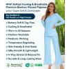 image:imageWiWi Pajamas for Women Long Sleeve Cooling Sleepwear Pants Set Super Soft Pj Viscose from Bamboo Loungewear Sets SXXLBpale Blue