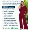 image:imageWiWi Pajamas for Women Long Sleeve Cooling Sleepwear Pants Set Super Soft Pj Viscose from Bamboo Loungewear Sets SXXLBwine Red