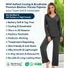 image:imageWiWi Pajamas for Women Long Sleeve Cooling Sleepwear Pants Set Super Soft Pj Viscose from Bamboo Loungewear Sets SXXLCcharcoal Heather