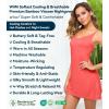image:imageWiWi Slip Dress for Women Bamboo Viscose Spaghetti Strap Lingerie Sexy Cool Nightgowns Soft Sleep Chemise S4XStyle Acoral