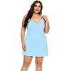 image:imageWiWi Slip Dress for Women Bamboo Viscose Spaghetti Strap Lingerie Sexy Cool Nightgowns Soft Sleep Chemise S4XStyle Apale Blue