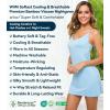 image:imageWiWi Slip Dress for Women Bamboo Viscose Spaghetti Strap Lingerie Sexy Cool Nightgowns Soft Sleep Chemise S4XStyle Apale Blue