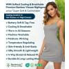 image:imageWiWi Slip Dress for Women Bamboo Viscose Spaghetti Strap Lingerie Sexy Cool Nightgowns Soft Sleep Chemise S4XStyle Bheather Grey