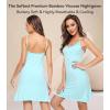image:imageWiWi Slip Dress for Women Bamboo Viscose Spaghetti Strap Lingerie Sexy Cool Nightgowns Soft Sleep Chemise S4XStyle Caqua