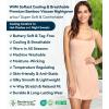 image:imageWiWi Slip Dress for Women Bamboo Viscose Spaghetti Strap Lingerie Sexy Cool Nightgowns Soft Sleep Chemise S4XStyle Cbeige