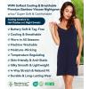 image:imageWiWi Slip Dress for Women Bamboo Viscose Spaghetti Strap Lingerie Sexy Cool Nightgowns Soft Sleep Chemise S4XStyle Cnavy