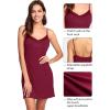 image:imageWiWi Slip Dress for Women Bamboo Viscose Spaghetti Strap Lingerie Sexy Cool Nightgowns Soft Sleep Chemise S4XStyle Cwine