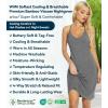 image:imageWiWi Slip Dress for Women Bamboo Viscose Spaghetti Strap Lingerie Sexy Cool Nightgowns Soft Sleep Chemise S4XStyle Ddark Heather Grey