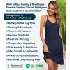 image:imageWiWi Slip Dress for Women Bamboo Viscose Spaghetti Strap Lingerie Sexy Cool Nightgowns Soft Sleep Chemise S4XStyle Dnavy
