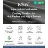 image:imageWiWi Super Soft Nightgowns for Women 34 Sleeve Cooling Nightshirts Sleepwear Bamboo Viscose Dress S4XAiron Grey