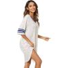 image:imageWiWi Super Soft Nightgowns for Women 34 Sleeve Cooling Nightshirts Sleepwear Bamboo Viscose Dress S4XBoat Leopard