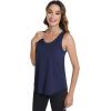 image:imageWiWi Tank Tops for Women Super Soft Sleeveless Pajama TShirt Cooling Loungewear Basic Shirts Viscose Bamboo Tee SXXLAnavy