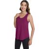 image:imageWiWi Tank Tops for Women Super Soft Sleeveless Pajama TShirt Cooling Loungewear Basic Shirts Viscose Bamboo Tee SXXLApurplish Red