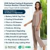 image:imageWiWi Viscose from Bamboo Pajama Sets for Women Super Soft Pjs Short Sleeve with Pants Cooling Sleepwear Loungewear SXXLAcamel