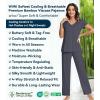 image:imageWiWi Viscose from Bamboo Pajama Sets for Women Super Soft Pjs Short Sleeve with Pants Cooling Sleepwear Loungewear SXXLAcharcoal